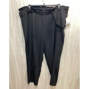 OPHELIA ROE Women's (Size 3X) Elastic Waist Drawstring Pants‎ Polyester Stretch